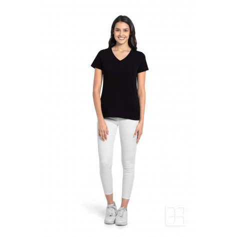 Polera Cuello V Mujer Polera Cuello V Mujer
