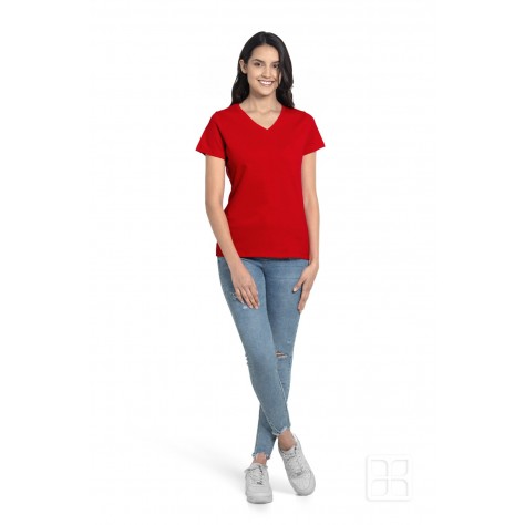 Polera Cuello V Mujer Polera Cuello V Mujer