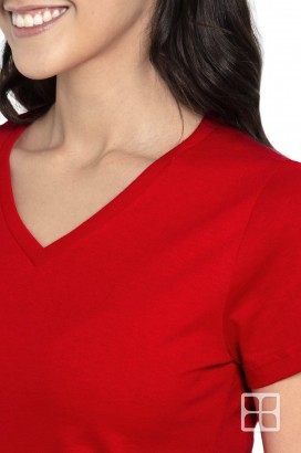 Polera Cuello V Mujer